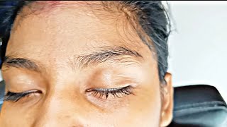 Heavy growth hair eyebrow threading  eyebrow threading [upl. by Hembree]