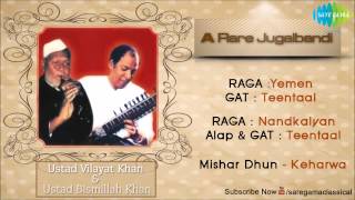 A Rare Jugalbandhi  Hindustani Classical Instrumental Jukebox  Vilayat Khan Bismillah Khan [upl. by Ykvir]