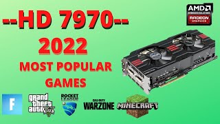 Radeon HD 7970 Test in 5 MOST POPULAR GAMES [upl. by Demetri]