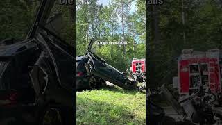 Schwerer Unfall auf der B1 bei Müncheberg [upl. by Rickey298]