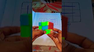 3x3 RUBIKS CUBE EASY TRICK VIRAL TRENDING SHORTS [upl. by Danuloff]