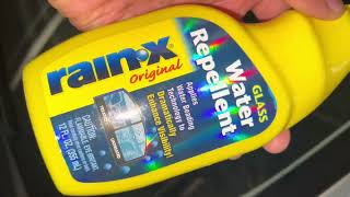 How To Use Rain X Water Repellent on Windshield [upl. by Eninaej]