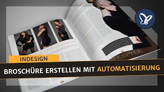 InDesignTutorial Die Erstellung einer Broschüre mit Automatisierung [upl. by Ahsienyt]