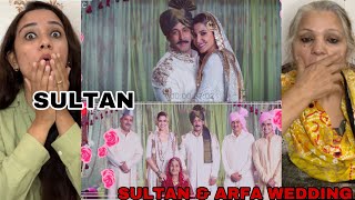 SULTAN  AFRA amp SULTAN WEDDING  PAKISTANI REACTION [upl. by Nnelg341]