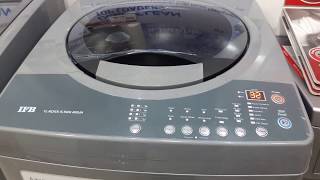 how to use IFB 65 kg fully automatic top load washing machine model TLRDSS65KG AQUA [upl. by Lacym]