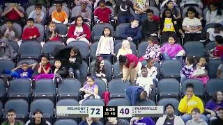 School kids in attendance at Evansville vs Belmont womens basketball game [upl. by Zoarah]