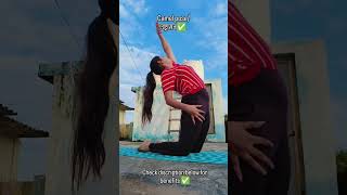 Camel pose✅ youtube ytshorts youtubeindia yoga [upl. by Hildick]