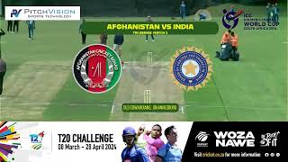 Live Cricket  U19 TriSeries  Afghanistan vs India  Match 1 [upl. by Yrrac]