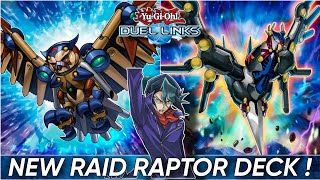 RAID RAPTOR Deck in Duel Links   Shun is HERE  YuGiOh Duel Links [upl. by Lewes]