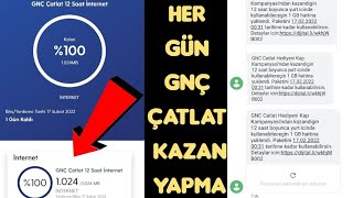 Gnç Çatlat Kazan Gün Değiştirme Turkcell Bedava İnternet Kazanmak [upl. by Assenov626]