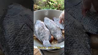 Tilapia na may taba ng baboy recipe food tilapia [upl. by Enasus]