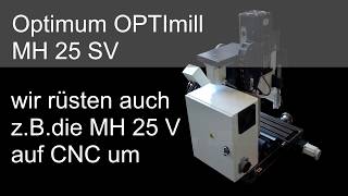 Optimill MH 25SV 25 SV 4k Optimum Fräsmaschine Standard [upl. by Coney]