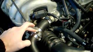 240SX KA24DE Coolant system bleeding [upl. by Garihc]