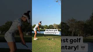 My best golf commentary 😅💀 golf golfmemes [upl. by Leizar520]