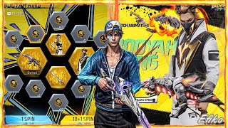 HOW TO GET THOMPSON CYBER🔥😱 CLAWS JUST IN 2 SPINS 😱👽 FREE FIRE NEW EVENTS  BlackLock [upl. by Nelubez]