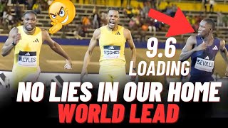 WOW Oblique Seville Runs World Lead SMASHED Noah Lyles 96 Loading [upl. by Cinemod]