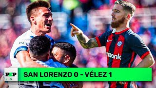 SAN LORENZO 0 VELEZ 1  RESUMEN PASO A PASO  HD [upl. by Renwick]