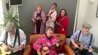 Lincoln Ukulele Band  The Ballad of Barry and Freda Feb 2020 Tribute to Victoria Wood [upl. by Arimlede586]