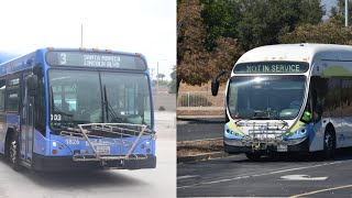 Buses of Metro Los Angeles joyrides included Sep 2024 [upl. by Adnirod]