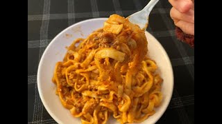 18 Dakikada Hazır I Kıymalı Tagliatelle Makarna Tarifi I [upl. by Elia895]