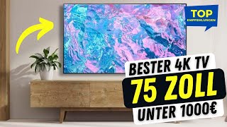 Bester 75 Zoll Fernseher unter 1000 Euro Samsung CU7179 großer günstiger Fernseher Kaufberatung [upl. by Pellegrini195]