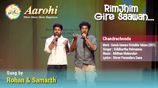 Chandrachooda  Cover Song by Rohan amp Samarth  Aarohi Bangalore [upl. by Thill]