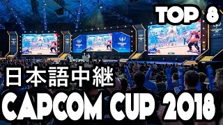 Capcom Cup 2018 TOP 8 日本語中継 [upl. by Gnim742]