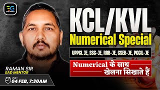 KCLKVL 🚀Numerical Special🚀 for UPPCLJE SSCJE  RRBJE CSEBJE PGCILDT by Raman sir [upl. by Cass783]