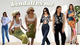 Czy to fit czy Kendall Jenner 👗📷 Odtwarzam stylówki Kendall Jenner na mojej przeciętnej sylwetce [upl. by Eimaral]