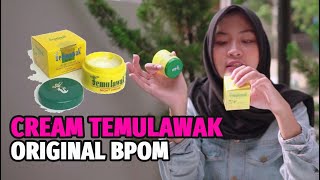 Nyobain CREAM TEMULAWAK ORIGINAL BPOM [upl. by Bard676]