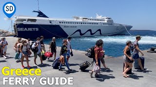 Greece Ferries  Tickets Routes Ports Boarding Seating amp Luggage [upl. by Avik]