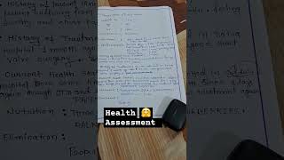 Health Assessment ❤️  Bsc H Nursing students viralvideo ytshorts [upl. by Ainaj]