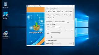 How to install windows10 driver 80mm printer USB port [upl. by Brunelle]