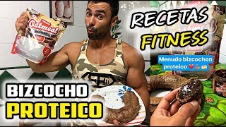 BIZCOCHO PROTEICO SABOR NUTTELLA  RECETAS FITNESS [upl. by Quar131]