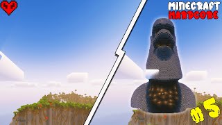 40 000 BLOCS POUR CETTE STATUE MASSIVE EN HARDCORE 🗿  Minecraft 1201 5 [upl. by Berry]