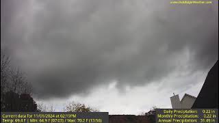 TimeLapse Weather 11012024 in Oak Ridge TN [upl. by Wurst]