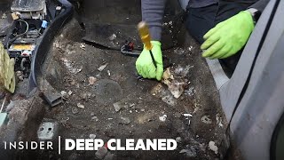 How A Hoarders Car Is Deep Cleaned  Deep Cleaned  Insider [upl. by Nospmoht]