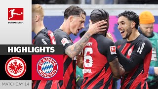 Historic Defeat For FC Bayern  Frankfurt  FC Bayern 51  Highlights  MD 14 – Bundesliga 2324 [upl. by Pippas]