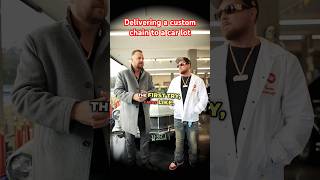 Delivering a custom gold chain to a car lot autodealership automotivecar truecar [upl. by Consuela524]