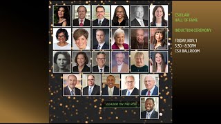 2024 CSULAW Hall of Fame Honorees [upl. by Lordan]