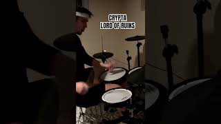 CRYPTA  LORD OF RUINS DRUM COVER  LUANA DAMETTO PLEASE MARRY ME [upl. by Ludwig]