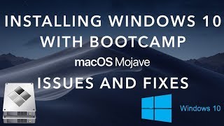 Installing Windows 10 with Bootcamp On MacBook Pro A1502 MacOS Mojave Issues and Fixes [upl. by Llerret]