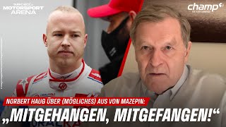 F1Experte Norbert Haug über mögliches Aus von Mazepin „Mitgehangen mitgefangen“ [upl. by Hansel]