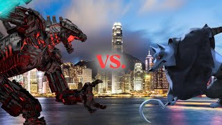 MechaGodzilla Vs Death Wolf [upl. by Shanney669]