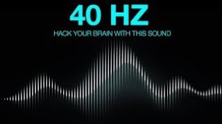 Pure 40 HZ Binaural Beats The Frequency for FOCUS MEMORY and CONCENTRATION [upl. by Lati]