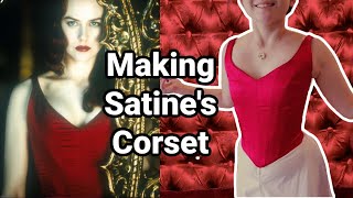 Making the Red Dress from quotMoulin Rougequot  Lets start with Satines corset  bodice [upl. by Nnaitak]