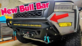 2023 Nissan Frontier Bull Bar Install CBI OffRoad [upl. by Llevron]