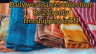 🌻✨️dailywear sarees freeshipping inTN whcontact 6381 274 367 ✨️🌻 [upl. by Heinrich695]