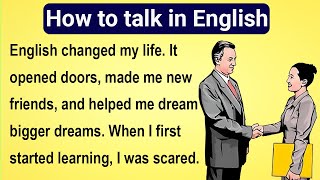 How To Talk In English  Graded Reader  Improve Your English Skills  Learn English  Level 3 [upl. by John510]