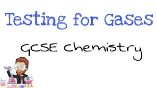 Testing for Gases  GCSE Chemistry  Combined Science [upl. by Perdita]